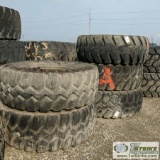 5 EACH. LOADER TIRES, 20.5R25