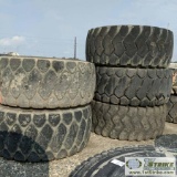 5 EACH. LOADER TIRES, 29.5R25