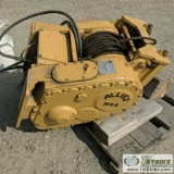 HYDRAULIC WINCH, ALLIED MODEL H4A, 40000LB CAPACITY, WITH MOUNTING PLATE, PUMP