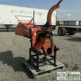 WOOD CHIPPER, WOOD MAX MODEL: WM-8M, 3PT HITCH ATTACH