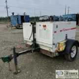 LIGHT PLANT, MAGNUM MLT 5250, 4CYL ISUZU DIESEL, 21KW, TRAILER MOUNTED, MISSING MAST