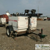 LIGHT PLANT, 2010 MAGNUM MODEL: MLT 5250, 4CYL ISUZU DIESEL ENGINE, 21KW GENERATOR, TRAILER MOUNTED