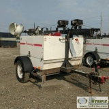 LIGHT PLANT, 2010 MAGNUM MODEL: MLT 5250, 4CYL ISUZU DIESEL ENGINE, 21KW GENERATOR, TRAILER MOUNTED