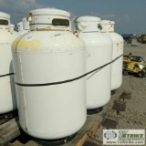 3 EACH. PROPANE TANKS, 150GAL, 30IN, ABOVE GROUND, CERTIFIED IN 2014. SOME TANKS MAY CONTAIN GAS