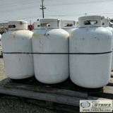 3 EACH. PROPANE TANKS, 150GAL, 30IN, ABOVE GROUND, CERTIFIED IN 2014. SOME TANKS MAY CONTAIN GAS