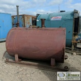 FUEL TANK, 500GAL, STEEL CONSTRUCTION, SKID MOUNTED