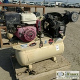 AIR COMPRESSOR, INGERSOLL RAND T30, HONDA 13HP GAS