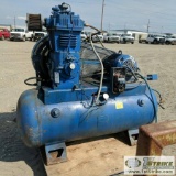 AIR COMPRESSOR, QUINCY, 3PHASE 10HP ELECTRIC MOTOR