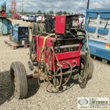 WELDER, LINCOLN CV-300, 3-PHASE, WITH LN-7 WIRE FEED, TRAILER MOUNTED