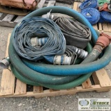 1 PALLET. DISCHARGE AND SUCTION HOSE, 3IN