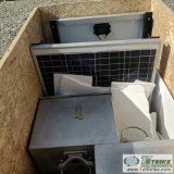 2 EACH. SOLAR PANELS, 21 VOLT, 65 WATT