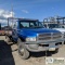 1998 DODGE RAM 3500, 5.9L GAS ENGINE, RWD, STANDARD CAB, DUALLY, 12FT10IN FLAT BED, AFTERMARKET AIR