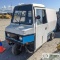 UTILITY CART, 1987 CUSHMAN TRUCKSTER, 2CYL OMC ENGINE, ECNLOSED BED