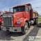 DUMP TRUCK, 1990 KENWORTH T800, CAT 3406 BATAAC ENGINE, EATON FULLER TRANSMISSION, 12 YARD BED