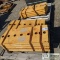 2 PALLETS. 12 EA CAT 9W4494MT CUTTING EDGES. ITEMS APPEAR UNUSED