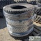 4 EACH. TRUCK TIRES, 12R22.5