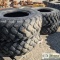 4 EACH. EQUIPMENT TIRES, 17.5R25