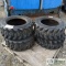4 EACH. SKID STEER LOADER TIRES, DEESTONE 10-16.5