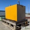 TANK, WITH SKID, STEEL. 60 IN X 60 IN X 84 IN