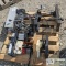 1PALLET. 2 EA DRILL PRESSES. 1EA SHOP FOX. 8.5IN, 1EA DELTA SHOPMASTER. SINGLE PHASE MOTORS