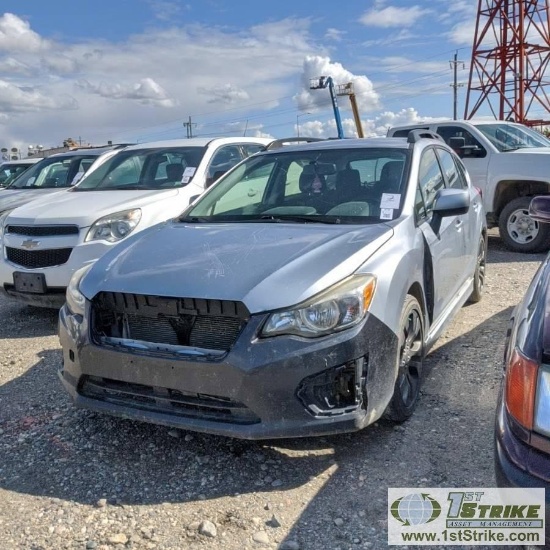 2013 SUBARU IMPREZA SPORT, 4CYL GAS ENGINE, AUTOMATIC TRANSMISSION, AWD, 4-DOOR, HATCHBACK