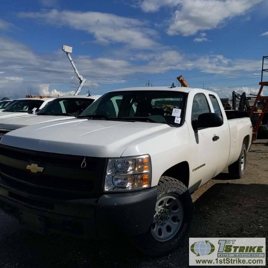 2009 CHEVROLET SILVERADO, 1500, 5.3L VORTEC GAS, 4X4, EXTENDED CAB, LONG BED