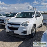2010 CHEVROLET EQUINOX, 2.4L ECOTEC, 4-DOOR
