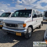 2006 FORD E-350 SUPERDUTY XLT VAN, 5.4L GAS, RWD, 11 PASSENGER