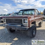 1979 GMC K15, V8 GAS, 4X4, REGULAR CAB, SHORT BED