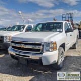 2010 CHEVROLET SILVERADO 1500 LS, 4.8L VORTEC GAS, 4X4, EXTENDED CAB, SHORT BED