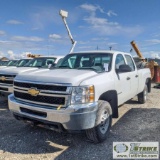 2013 CHEVROLET SILVERADO 2500HD LS, 6.0L VORTEC GAS, 4X4, CREW CAB, LONG BED