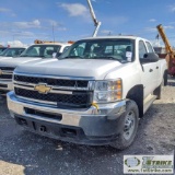 2011 CHEVROLET SILVERADO 2500HD, 6.0L VORTEC GAS, 4X4, CREW CAB, LONG BED