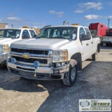 2008 CHEVROLET SILVERADO 2500 HD LS, 6.6L DURAMAX DIESEL, 4X4, CREW CAB, LONG BED