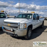 2012 CHEVROLET SILVERADO 2500 HD LS, 6.6L DURAMAX DIESEL, 4X4, CREW CAB, LONG BED. WEBASTO HEAT