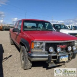 2000 GMC 3500, 6.5L  DIESEL ENGINE, 4X4, CREW CAB, LONG BED