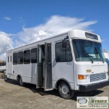 BUS, 2000 FREIGHTLINER STARTRANS, 22+4 PASSENGER, CUMMINS ENGINE, 3400 MI ON REMAN. AUTOMATIC TRANSM