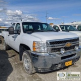 2013 CHEVROLET SILVERADO 2500HD, DURAMAX DIESEL, 4X4, CREW CAB, LONG BED. UNKNOWN MECHANICAL PROBLEM