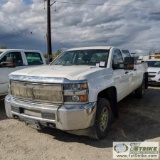 2015 CHEVROLET SILVERADO 2500HD, 6.6L DURAMAX DIESEL, 4X4, CREW CAB, LONG BED. UNKNOWN MECHANICAL PR