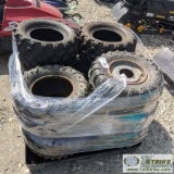 1 PALLET. ASSORTED ATV TIRES AND WHEELS