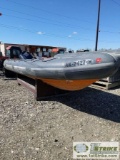 BOAT, AVON SEARIDER 5.4, INFLATABLE WITH FIBERGLASS DOUBLE WALLED HULL, 14FT HULL/18FT OVERALL, WITH