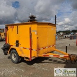 HEATER, ES 700, 700K BTU, 8KW KUBOTA DIESEL, TRAILER MOUNTED