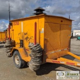HEATER, ES 700, 700K BTU, 13.5KW KUBOTA DIESEL, TRAILER MOUNTED