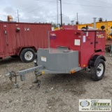 HEATER, 2007 GROUND HEATER E1100, 120V ELECTRIC, WITH FUEL TANK, HOSE REEL, TRAILER MOUNTED