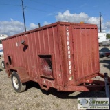 HEATER, CHINOOK MODEL 800D, 3CYL KUBOTA ENGINE, TRAILER MOUNTED
