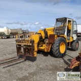 TELEHANDLER, 1989 JCB 530BHL, EROPS, 36FT LIFT, 8000LB CAP, 85HP, 4CYL PERKINS DIESEL. UNKNOWN MECHA
