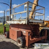 SCISSOR LIFT, 200 SNORKEL SLH 4084HD, 72IN X 120IN PLATFORM, 40FT LIFT HEIGHT, 9800LBS CAPACITY, 3CY