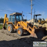 BACKHOE, 1989 JCB SUPER SITEMASTER, 4X4, QUICK ATTACH PLATE WITH COMBINATION BUCKET, EROPS