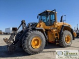 LOADER, 2012 VOLVO L150G, EROPS, QC PLATE
