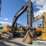 EXCAVATOR, 2006 JOHN DEERE 350D LC. 1.5YD TOOTHED BUCKET, THUMB