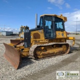 DOZER, 2012 JOHN DEERE 650J XLT, 115 INCH 6 WAY BLADE, RIPPER, EROPS